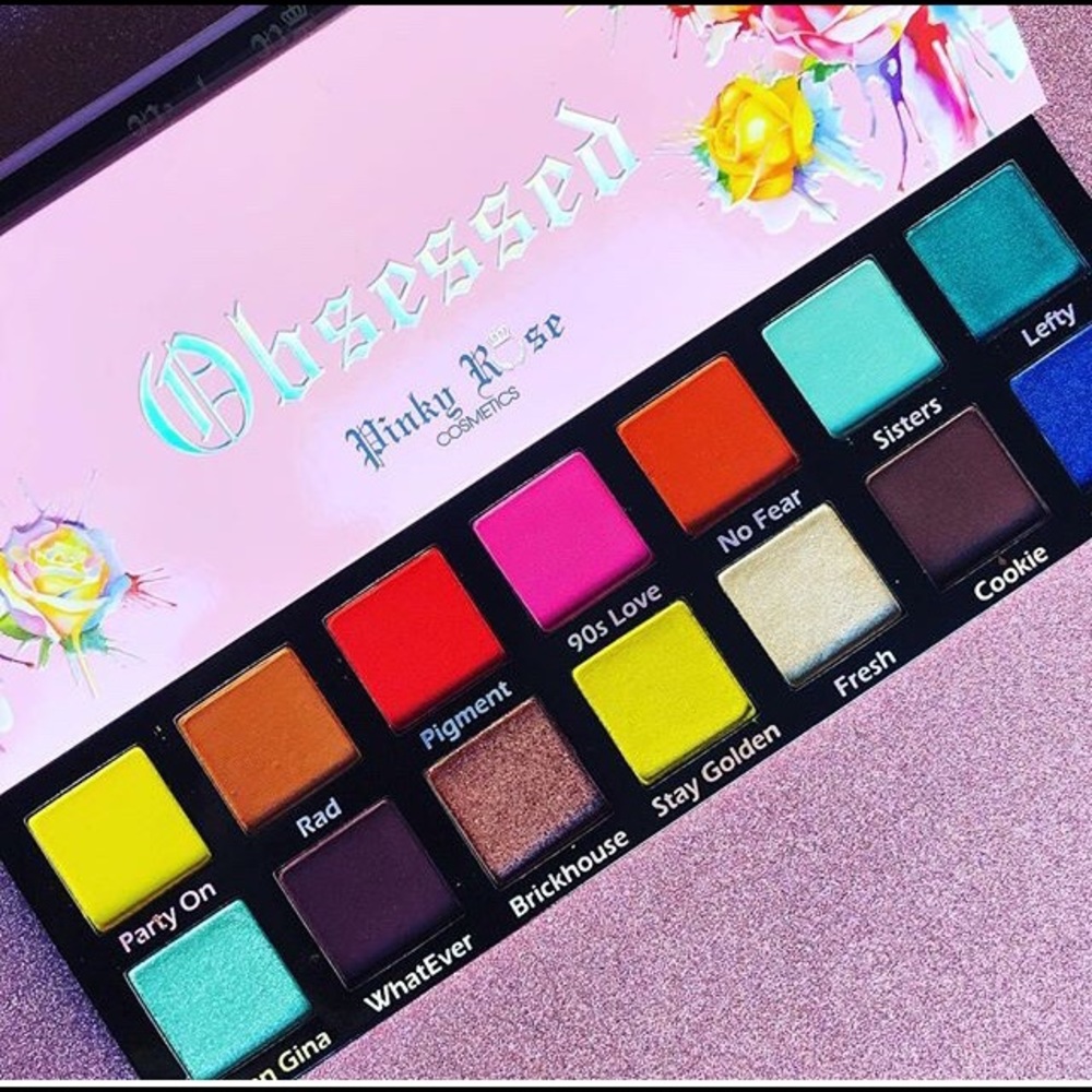 Pinky Rose Obsessed EyeShadow Palette BNIB - Picture 4 of 11